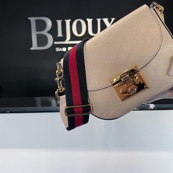 Gucci Padlock Guccissima Saddlebag - Picture 1 of 9